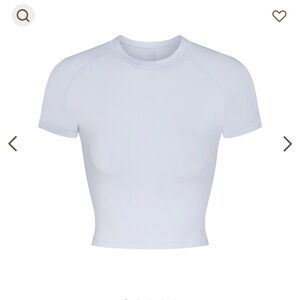 NWT SKIMS New Vintage Raglan cropped tshirt